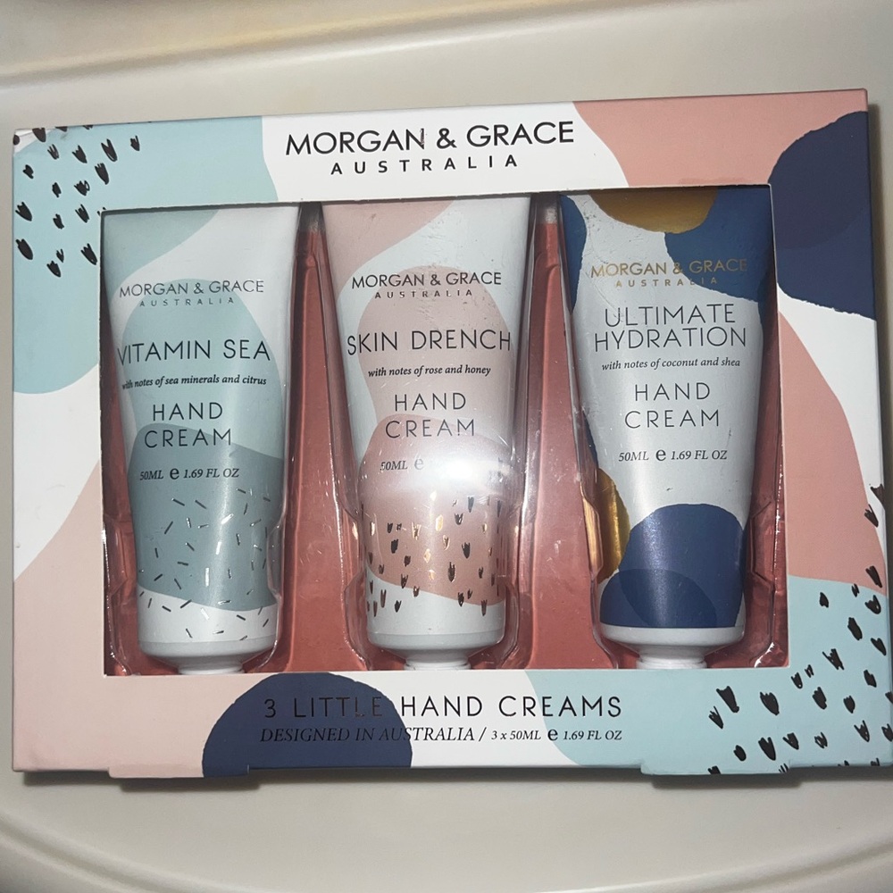 Morgan &  grace hand cream set